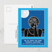 Wir alle weinen die gleiche 2_ Postkarte (Vorne/Hinten)