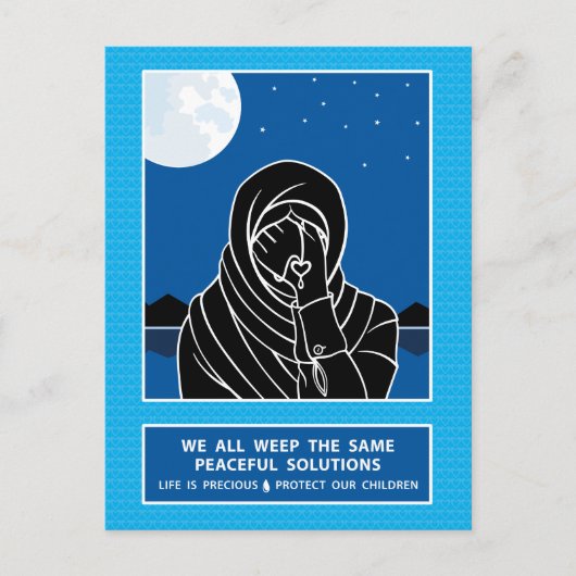 Wir alle weinen die gleiche 3_ Postkarte (Vorderseite)