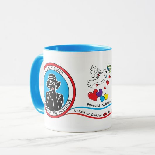 Wir alle weinen die gleichen 1 rot_ tasse (Vorderseite Links)