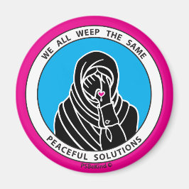 Wir alle weinen die gleichen 3 Pink_2.25" Magnet_ Magnet