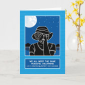 Wir alle weinen dieselbe 1_Grußkarte Karte (Gelbe Blume)