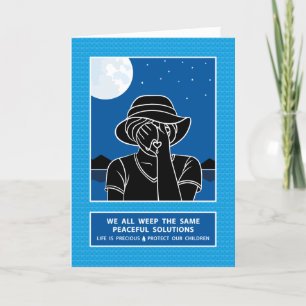 Wir alle weinen dieselbe 1_Grußkarte Karte