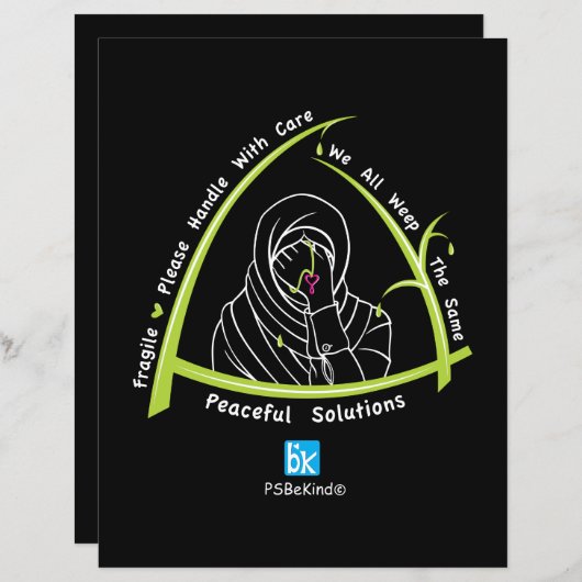 Wir alle wischen das gleiche 3_flache Papierblatt_ (Vorne/Hinten)