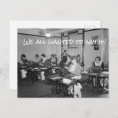Wir alle Wollte zu Say Hi!Postkarte Postkarte (Vorne/Hinten)