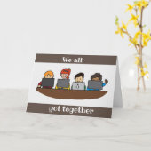 WIR ALLE "ZUSAMMEN GOT" **GEBURTSTAG** KARTE (Gelbe Blume)