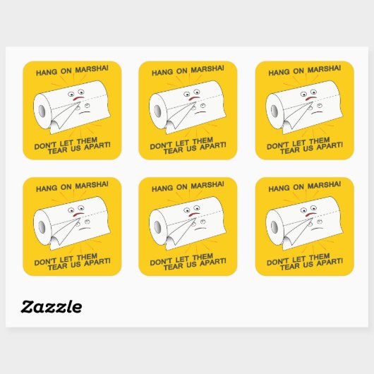 Wir als Teil Quadratischer Aufkleber (Blatt)