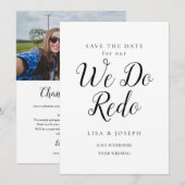 Wir ändern das Datum Save the Date-Foto Date (Vorne/Hinten)