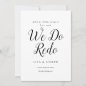 Wir ändern das Datum Save the Date-Foto Save The Date (Vorderseite)