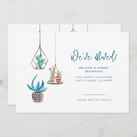 Wir änderten die Adressenchic-Individualität Ankündigung (Vorne/Hinten)