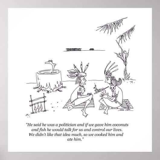 Wir aßen ihm ein mattes Plakat (Vorne)