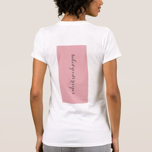 Wir backen die Welt als Butterplatz-Bäcker-T - Shi T-Shirt (Rückseite)