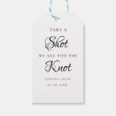 Wir band den Knoten so machen einen Schuss Gastges Geschenkanhänger (Vorderseite)