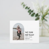 Wir banden den Knoten, die Entwicklung des moderne Ankündigungspostkarte (Stehend Vorderseite)