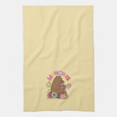 Wir Bare Bars - Grizz Donut Munchies! Geschirrtuch (Vertikal)