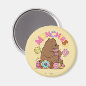 Wir Bare Bars - Grizz Donut Munchies! Magnet (Vorderseite/Rückseite)