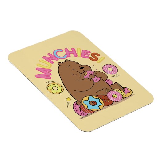Wir Bare Bars - Grizz Donut Munchies! Magnet (Rechte Seite)