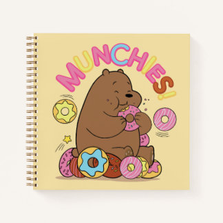 Wir Bare Bars - Grizz Donut Munchies! Notizblock