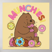 Wir Bare Bars - Grizz Donut Munchies! Poster (Vorne)