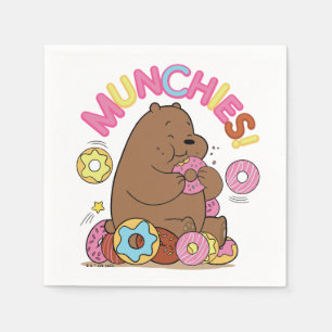Wir Bare Bars - Grizz Donut Munchies! Serviette