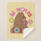 Wir Bare Bars - Grizz Donut Munchies! Sherpadecke (Vorderseite)