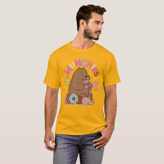 Wir Bare Bars - Grizz Donut Munchies! T-Shirt (Vorne ganz)