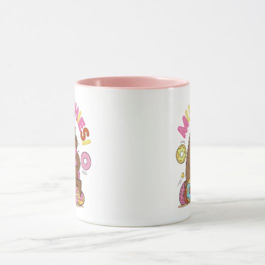 Wir Bare Bars - Grizz Donut Munchies! Tasse (Zentrum)