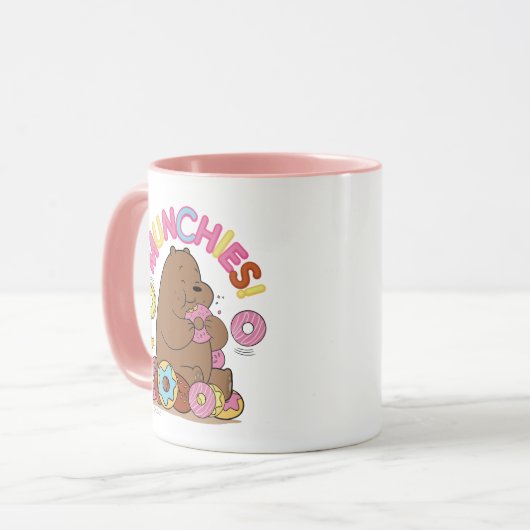 Wir Bare Bars - Grizz Donut Munchies! Tasse (Vorderseite Links)