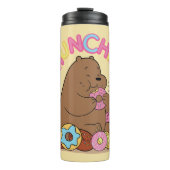 Wir Bare Bars - Grizz Donut Munchies! Thermosbecher (Vorderseite)