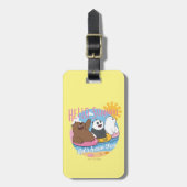 Wir Bare Bars - Hallo Sommer! Lass uns Spaß haben Gepäckanhänger (Vorderseite vertikal)