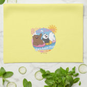 Wir Bare Bars - Hallo Sommer! Lass uns Spaß haben Geschirrtuch (Gefaltet)