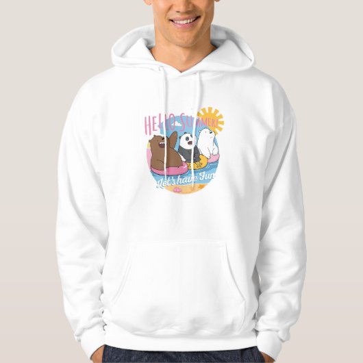 Wir Bare Bars - Hallo Sommer! Lass uns Spaß haben Hoodie (Vorderseite)