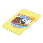 Wir Bare Bars - Hallo Sommer! Lass uns Spaß haben Magnet (Linke Seite)