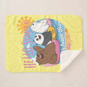 Wir Bare Bars - Hallo Sommer! Lass uns Spaß haben Sherpadecke (Vorderseite (Horizontal))