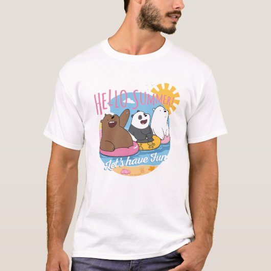 Wir Bare Bars - Hallo Sommer! Lass uns Spaß haben T-Shirt (Vorderseite)