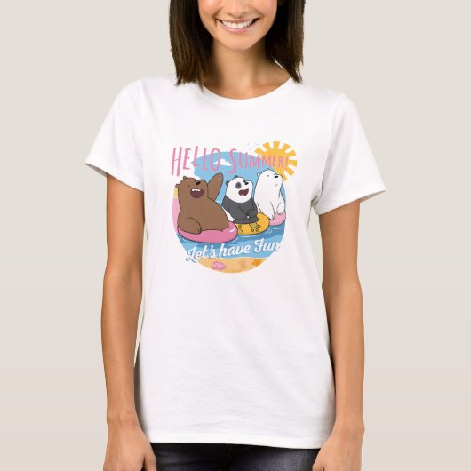Wir Bare Bars - Hallo Sommer! Lass uns Spaß haben T-Shirt (Vorderseite)