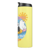 Wir Bare Bars - Hallo Sommer! Lass uns Spaß haben Thermosbecher (Nach rechts gedreht)