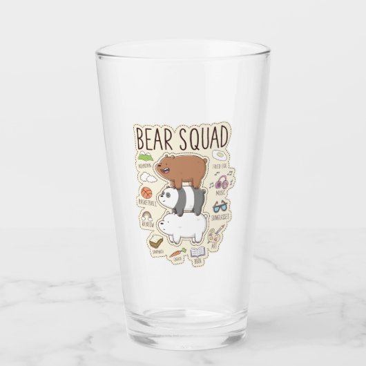Wir Bare Bears - Bärenquad Journal Graphic Glas (Vorderseite)