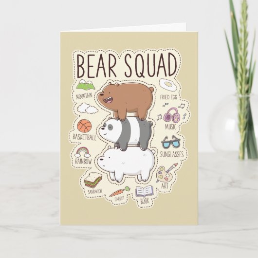 Wir Bare Bears - Bärenquad Journal Graphic Karte (Vorderseite)