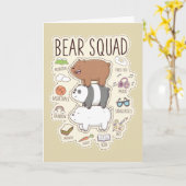 Wir Bare Bears - Bärenquad Journal Graphic Karte (Gelbe Blume)