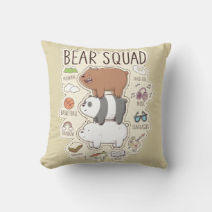 Wir Bare Bears - Bärenquad Journal Graphic Kissen