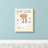 Wir Bare Bears - Bärenquad Journal Graphic Leinwanddruck (Insitu (Holzboden))