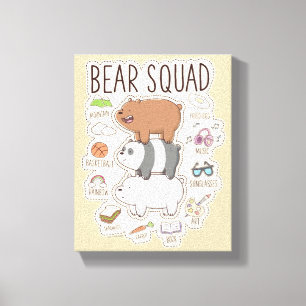 Wir Bare Bears - Bärenquad Journal Graphic Leinwanddruck