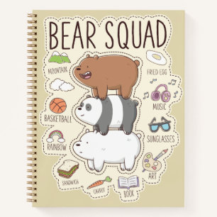 Wir Bare Bears - Bärenquad Journal Graphic Notizblock