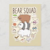 Wir Bare Bears - Bärenquad Journal Graphic Postkarte (Vorderseite)