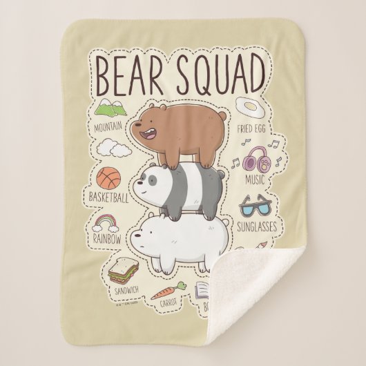 Wir Bare Bears - Bärenquad Journal Graphic Sherpadecke (Vorderseite)
