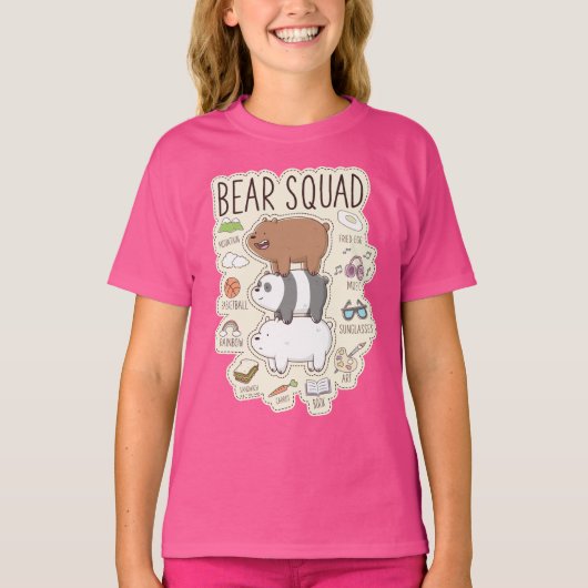 Wir Bare Bears - Bärenquad Journal Graphic T-Shirt (Vorderseite)