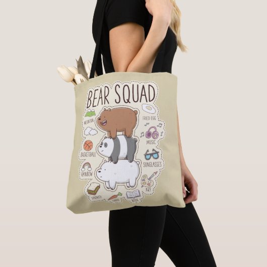 Wir Bare Bears - Bärenquad Journal Graphic Tasche (Von Nahem)