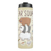 Wir Bare Bears - Bärenquad Journal Graphic Thermosbecher (Vorderseite)
