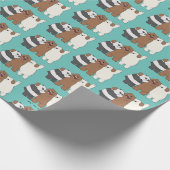 Wir Bare Bears Group Hug Geschenkpapier (Ecke)