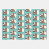 Wir Bare Bears Group Hug Geschenkpapier Set (Vorderseite)